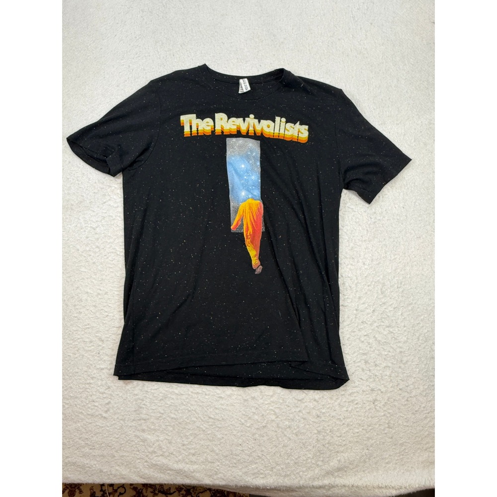 The Revivalists Into The Stars Tour 2020 Band T-Shirt Black Speckled Large